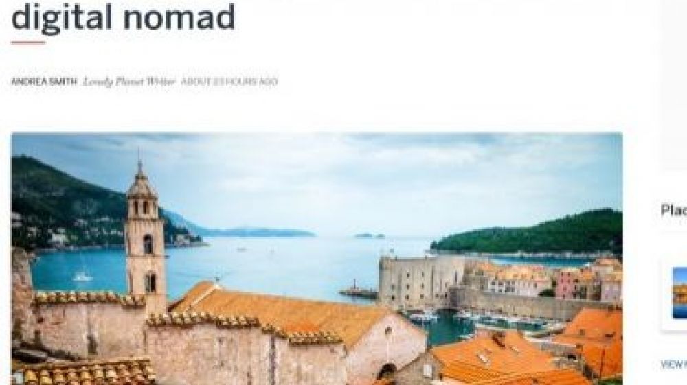 Lonely Planet highlights Croatia as a destination for digital nomads