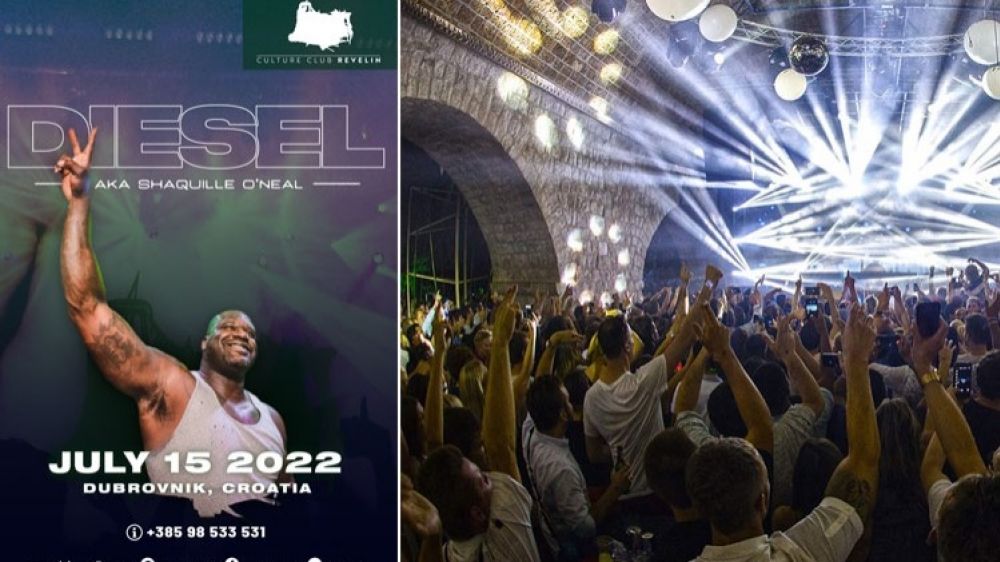 Shaquille O’Neal to DJ in Dubrovnik nightclub this July