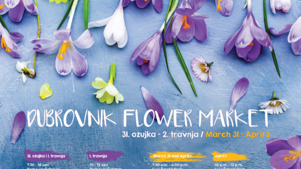 Dubrovnik Flower Market this weekend