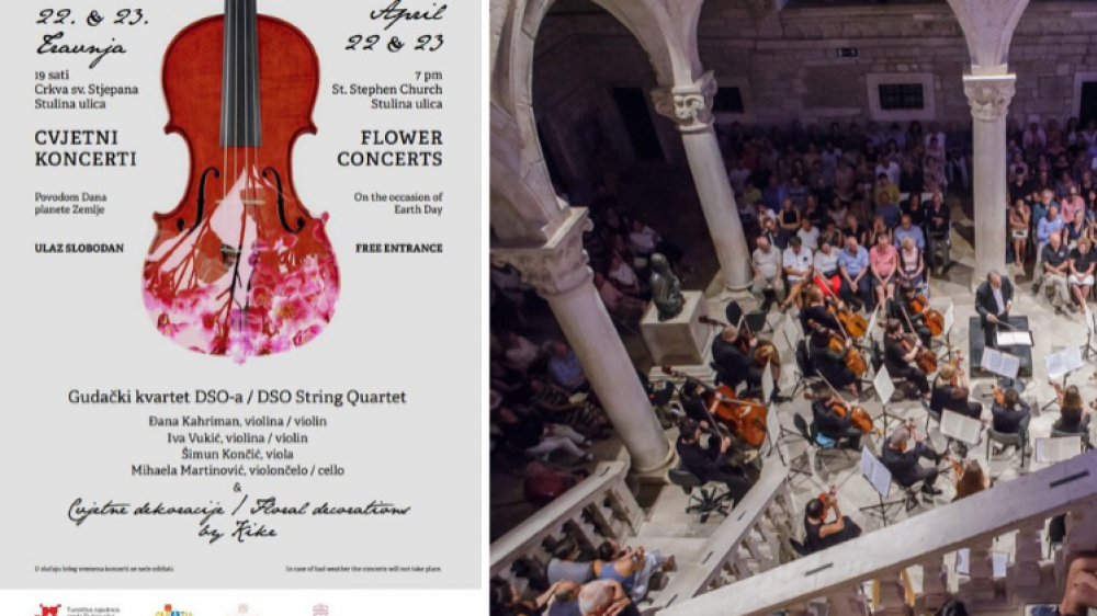 22 & 23.04.2023 – Flower Concerts in Dubrovnik to mark Earth Day