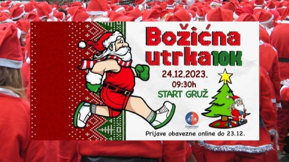 Dubrovnik Triathlon Club Invites All to Join the Festive Spirit with a 10K Christmas Run on Christmas Eve!
