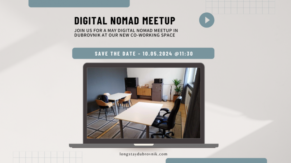 SAVE THE DATE - Meetup at Dubrovnik's New Co-Working Space