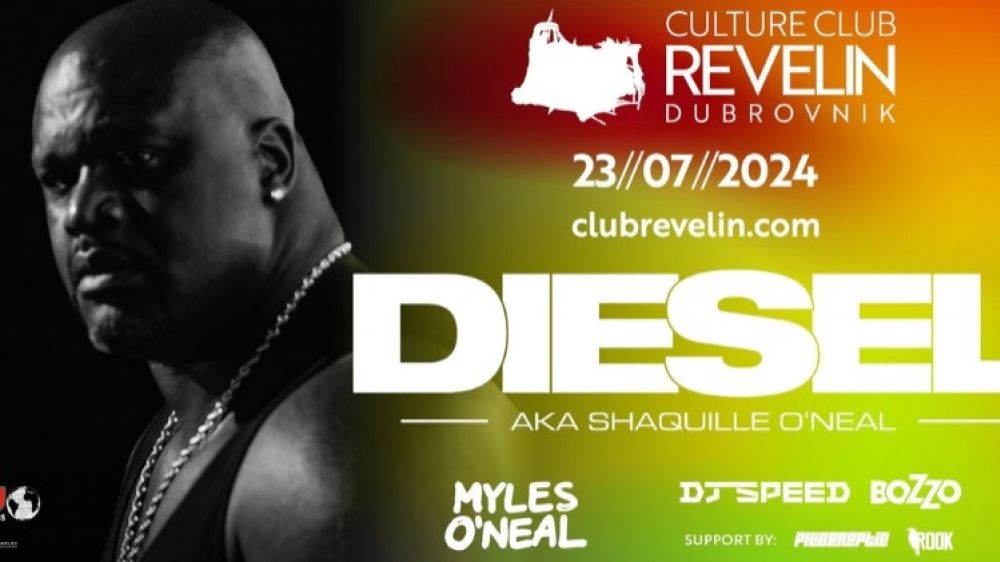 Shaquille O’Neal to Perform at Dubrovnik's Club Revelin on July 23rd